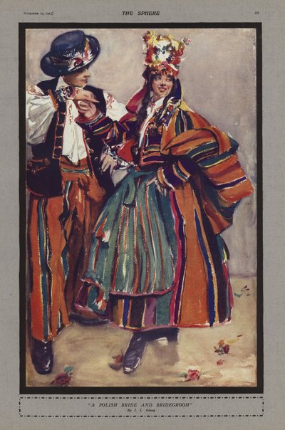 ポーランドの花嫁と花婿 作： Isobel Lilian Gloag